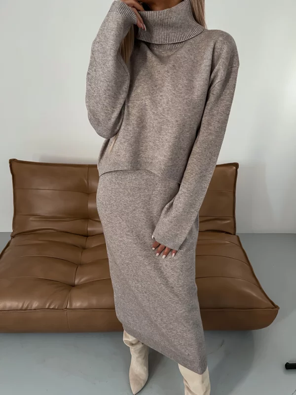 Vinny - Zestaw Sweter Sukienka